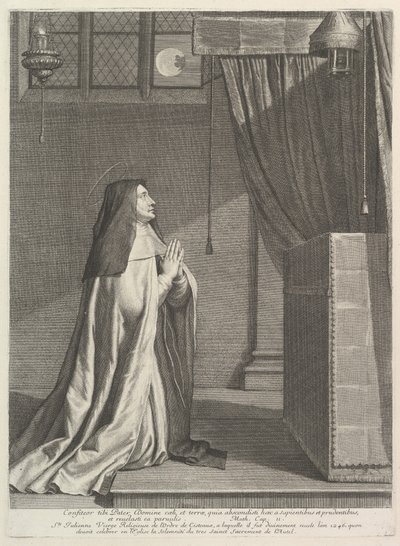 Sainte Julienne de Mont-Cornillon door Jean Morin