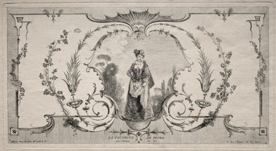 De favoriet van Flora, Arabesk door Jean Moyreau
