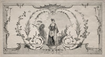 De Favoriet van Flora, Arabesk door Jean Moyreau