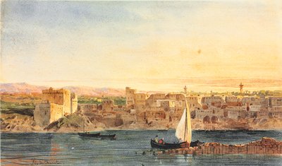 Constantinopel Sublime Port door Jean Nicolas Henri de Chacaton