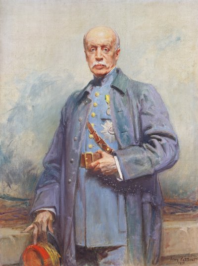 Portret van de Franse maarschalk Fayolle Emilel door Jean Patricot