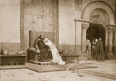 De Excommunicatie van Robert de Vrome, Illustratie uit 