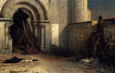 Het Interdict, 1875 door Jean Paul Laurens