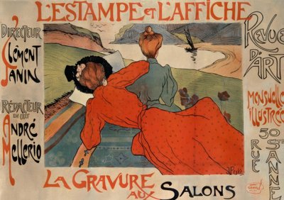 L’ESTAMPE ET L’AFFICHE / LA GRAVURE AUX SALONS door Jean Peske
