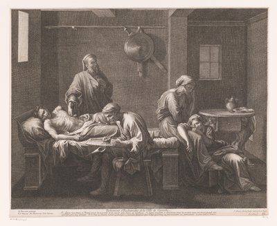 Testament van Eudamidas door Jean Pesne