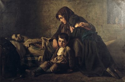 Schilderij, titel onbekend, midden 19e eeuw door Jean Pierre Alexandre Antigna