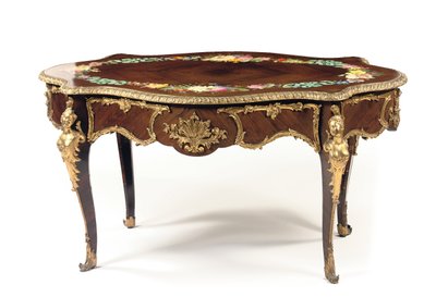 Napoleon III midden tafel, ca. 1856 door Jean Pierre Alexandre Tahan