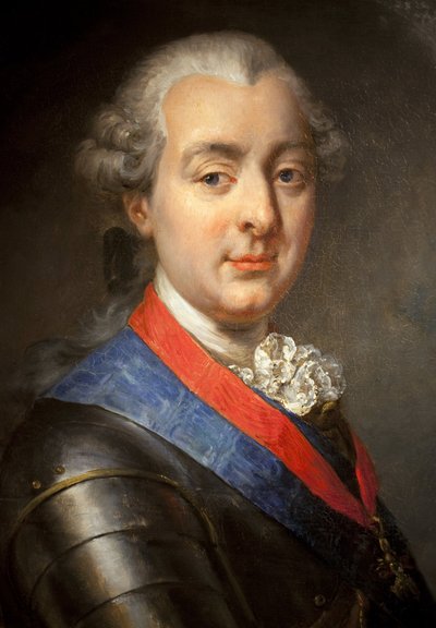 Portret van Louis Jean Marie de Bourbon, Hertog van Penthievre (1725-1793), Grootadmiraal en Mecenas. Schilderij door Jean Pierre Franque (1774-1860) door Jean Pierre Franque