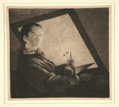 Zelfportret door Jean Pierre Norblin