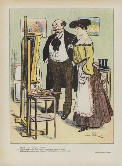Illustratie voor Le Rire door Jean Plumet