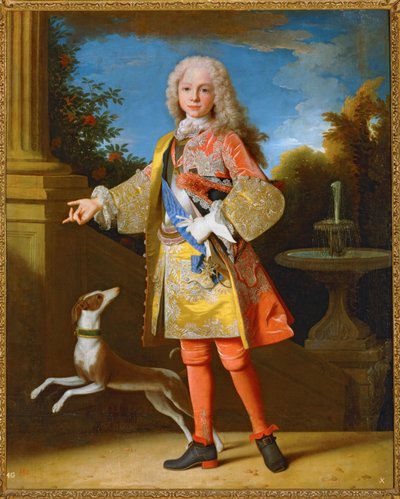 Ferdinand VI van Spanje als kind ... (schilderij op doek) door Jean Ranc
