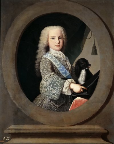 Luis Antonio Jaime van Spanje 1727-1785, de Kardinaal Infante, 1731 door Jean Ranc