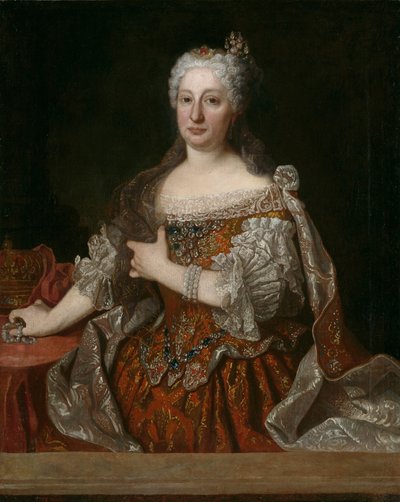 Portret van aartshertogin Maria Anna van Oostenrijk 1683-1754, koningin van Portugal, c. 1729 door Jean Ranc