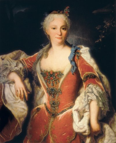 Portret van Elisabeth Farnese (Parma) door Jean Ranc