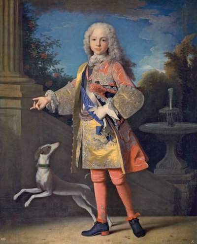 Portret van Ferdinand VI van Spanje 1713-1759, ca. 1723 door Jean Ranc