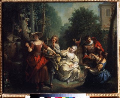 De vijf zintuigen: De smaak door Jean Raoux