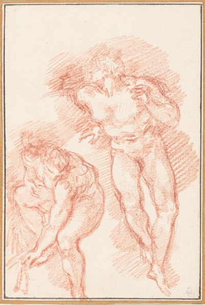 Figuren uit Laatste Oordeel door Jean Robert Ango