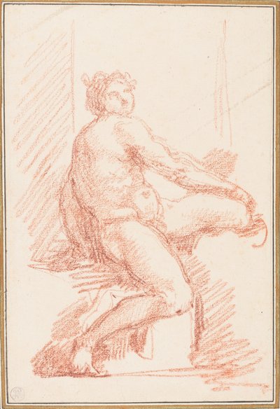 Ignudo van het Plafond van de Sixtijnse Kapel door Jean Robert Ango