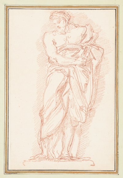 Staande mannelijke figuur met himation door Jean Robert Ango