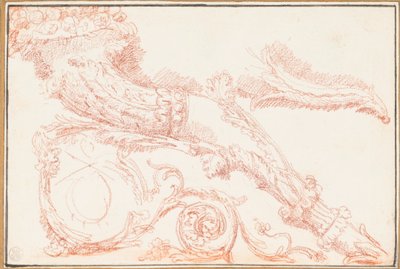 Studie voor Paneel van de Tribune door Jean Robert Ango