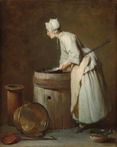 De Keukenmeid door Jean Baptiste Simeon Chardin