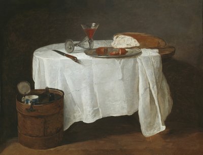 Het Witte Tafellaken, 1731-32 door Jean Baptiste Simeon Chardin