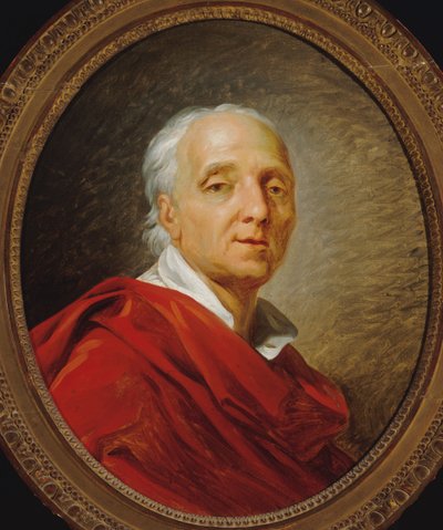 Portret van Denis Diderot 1713-1784, 1784 door Jean Simon Berthelemy