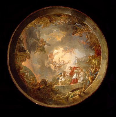 Sint Carlo Borromeo Zorgt voor de Pestslachtoffers, 1778 door Jean Simon Berthelemy