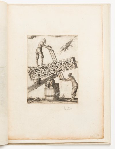 Plaat 2, uit Si quid melius videris (Een Suite van Blackwork Ontwerpen) door Jean Toutin