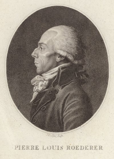 Portret van Pierre Louis Roederer door Jean Urbain Guerin