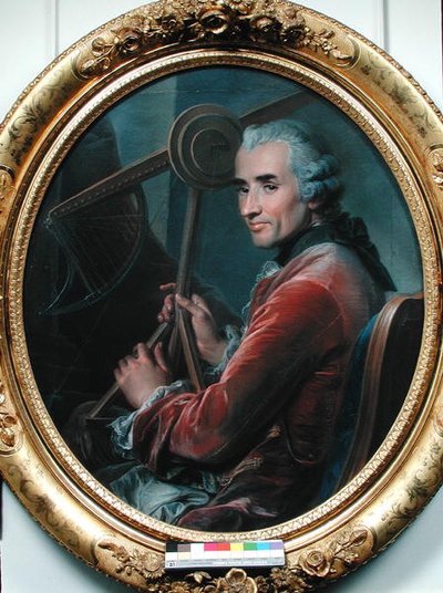 Portret van Antoine-Joseph Loriot (1716-82) 1763 door Jean Valade