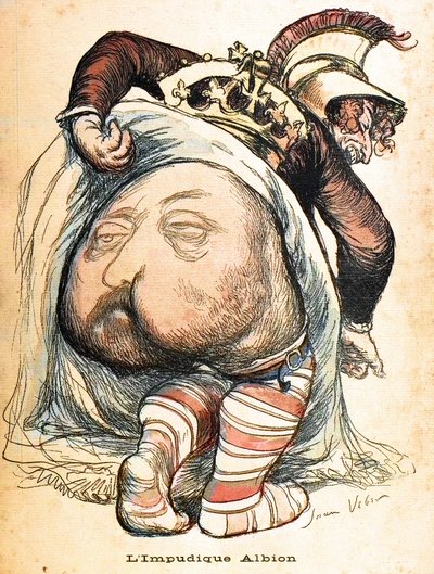 De Immorbid Albion - Edward VII. Cartoon over de Boerenoorlog - L