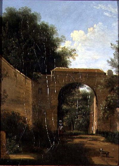 Een Ommuurde Tuin door Jean Victor Bertin