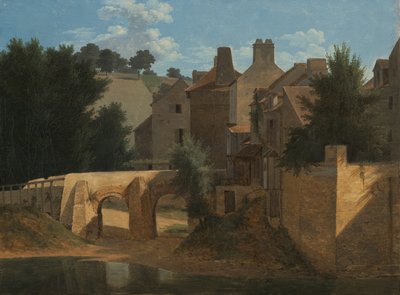 Uitzicht in Île-de-France door Jean Victor Bertin