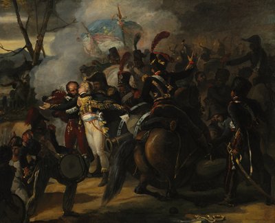 De dood van generaal Colbert, ca. 1809-10 door Jean Victor Schnetz