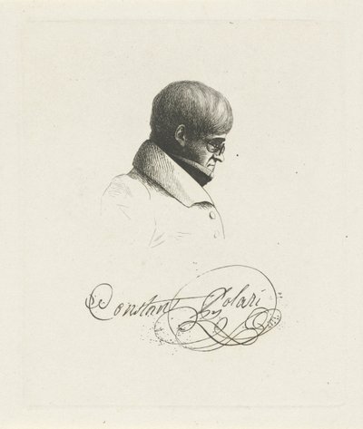 Portret van Constant Polari door Jean Zacherie Mazel
