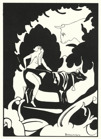 De Liefdesboeken van Ovidius: Misleid door het beeld van een koe door Jean de Bosschere