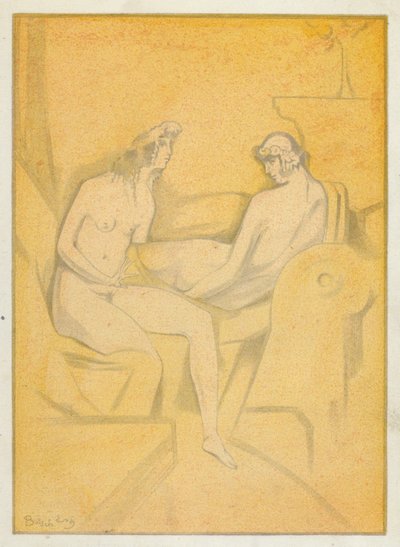De Liefdesboeken van Ovidius: Mijn minnares veracht het niet om aan te zetten door Jean de Bosschere