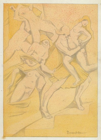 De Liefdesboeken van Ovidius: Toch voeren de Romeinen de vrouwen weg door Jean de Bosschere