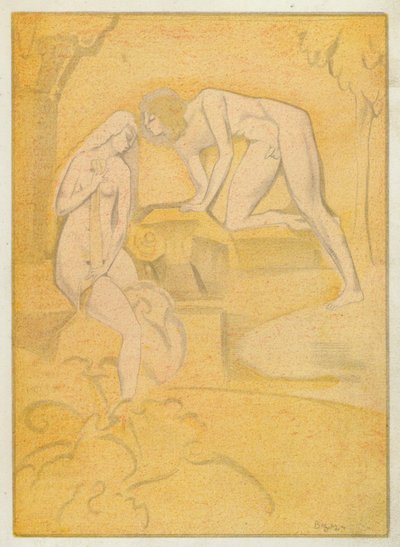 De liefdesboeken van Ovidius: Zulke kussen als Phoebus aan Diana geeft door Jean de Bosschere