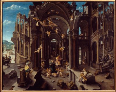 Aanbidding van de herders door Jean de Gourmont