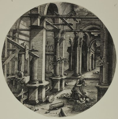 De stal in Bethlehem door Jean de Gourmont