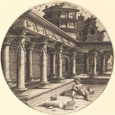 De Baby in de Galerij door Jean de Gourmont I