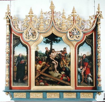 Drieluik van Christus met de Beulen, ca. 1530-32 door Jean the Elder Bellegambe