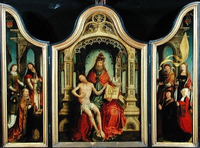 Drieluik van de Drie-eenheid door Jean the Elder Bellegambe