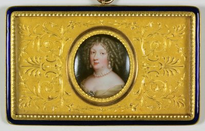 Een dame genaamd Madame De Montespan door Jean the Elder Petitot