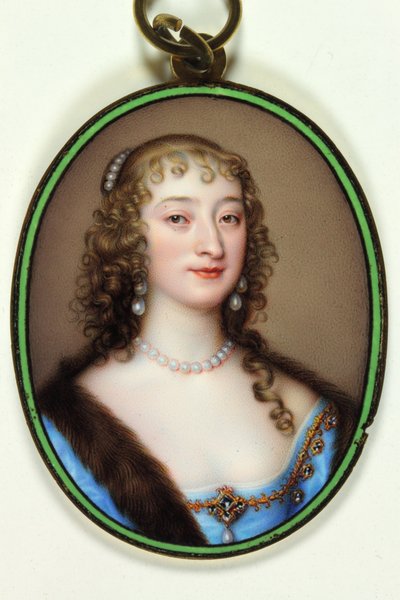 Lady Catherine Manners, Hertogin van Buckingham door Jean the Elder Petitot