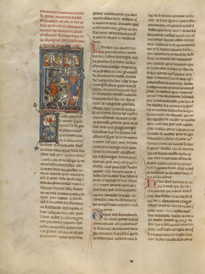 Een toernooi voor het kasteel van Pucelles door Jeanne de Montbaston