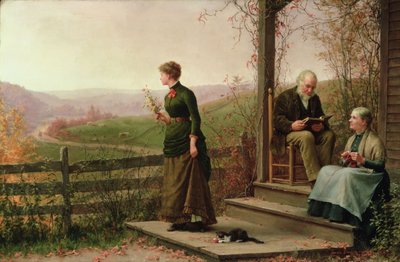 Droom van jonge liefde door Jennie Augusta Brownscombe