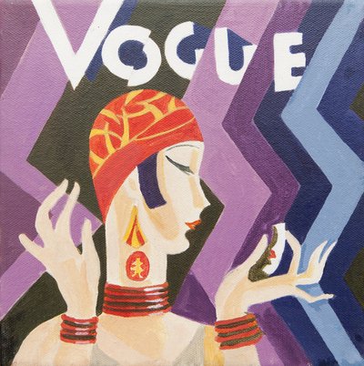 Vogue cover (acryl) door Jennifer Abbott